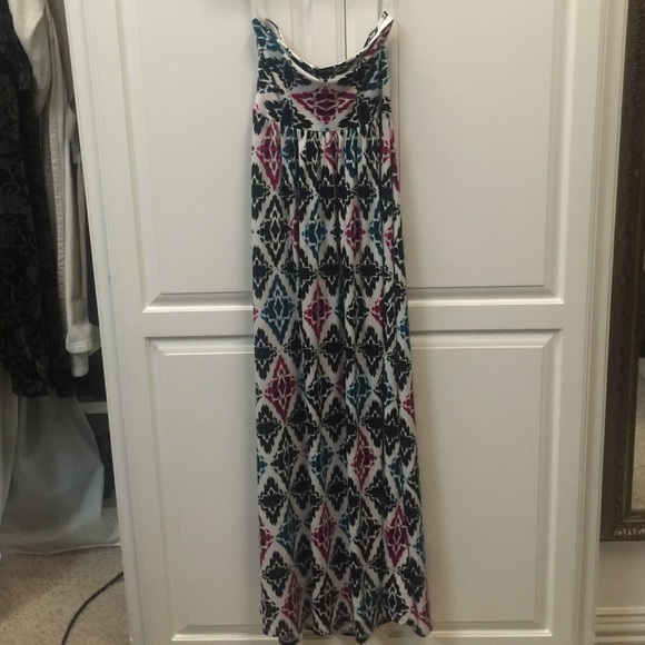 Ann Taylor multi-colored maxi dress - Picture 2 of 2