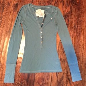 Blue Abercrombie Long Sleeve
