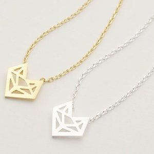 Origami Fox Necklace