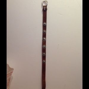 Leather belt