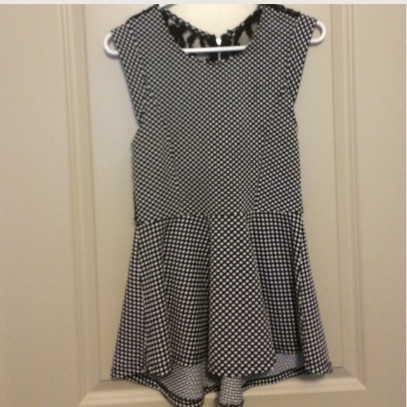 Polka Dots Peplum Blouse