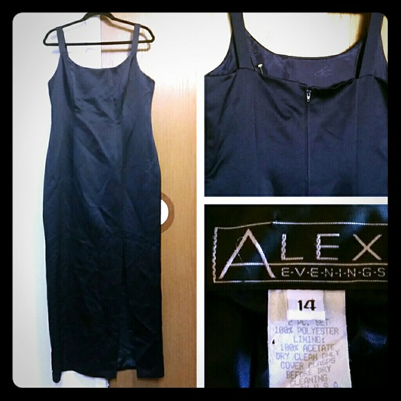 Formal navy blue dress - Picture 1 of 1