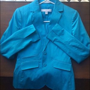 Tiffany Blue Blazer-New York & Company