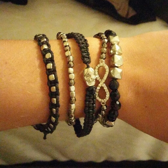 🚫SOLD🚫Mix-match Bracelet 💀