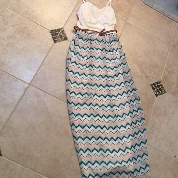 Must have maxi with cream bodice