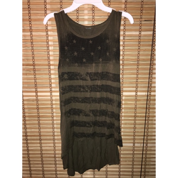 Army Green Muscle Tank