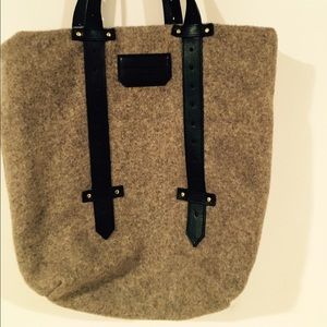 Proenza  Schouler Paper Bag Wool Tote