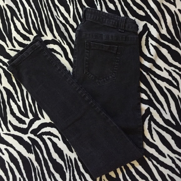 Black Denim Stretch Jeans