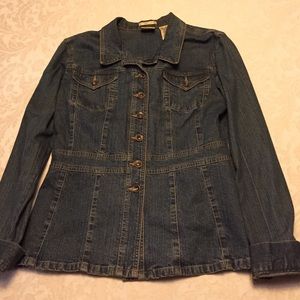 Access Stretch Denim Jacket. Size XL