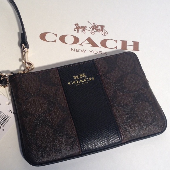 Coach Handbags - NWT Coach Signature C Wristlet
