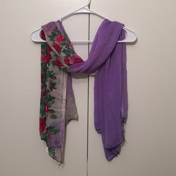 Floral scarf