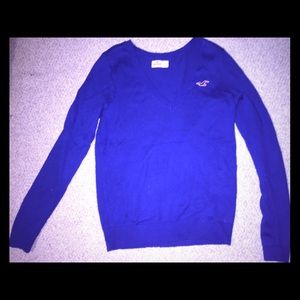 Hollister blue sweater sz Large