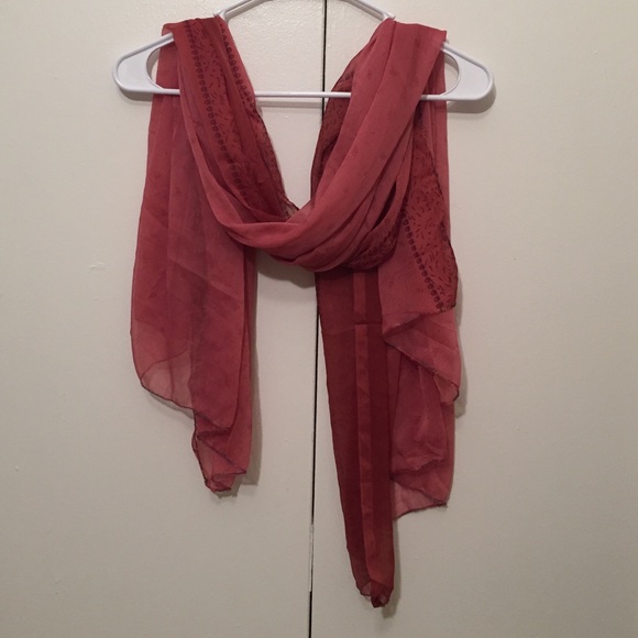 New coral scarf
