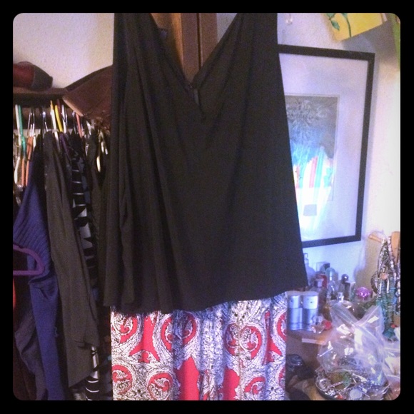 An INC blouse and pant suit