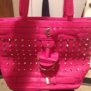 Large pink tote!
