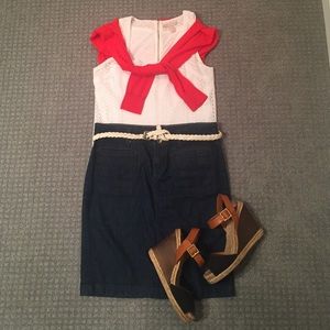 Banana Republic Denim Pencil Skirt