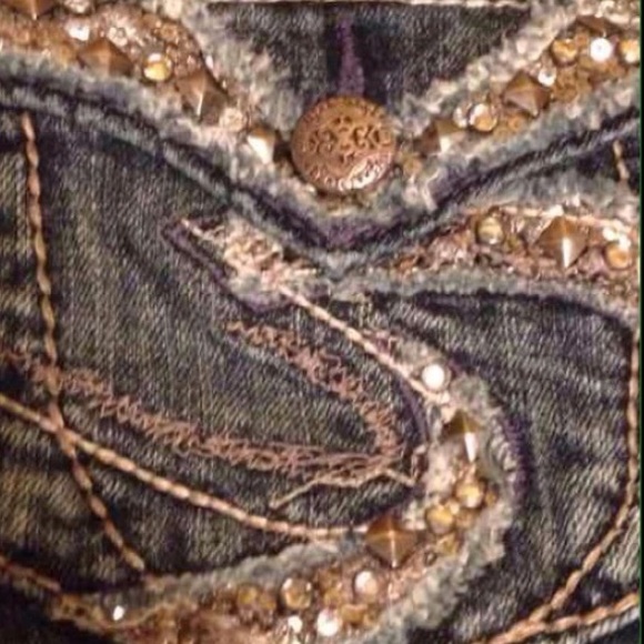 Silver jeans!