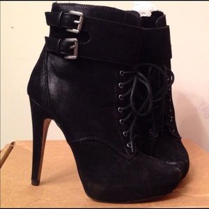 Express Black Booties
