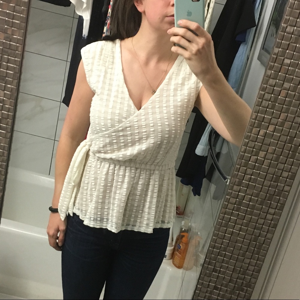 Anthropologie Deletta Crossover Tank