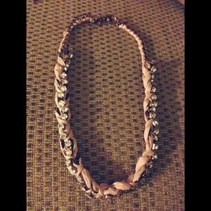 Twisted rhinestone necklace SOLD