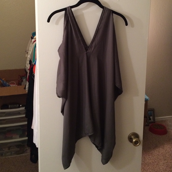 Cold shoulder blouse