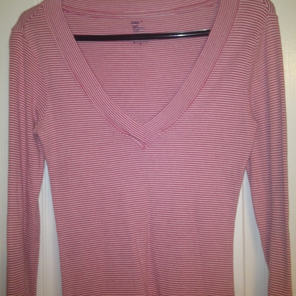 ❌Sold❌Gap red/white long sleeve sweater