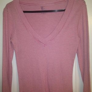 ❌Sold❌Gap red/white long sleeve sweater