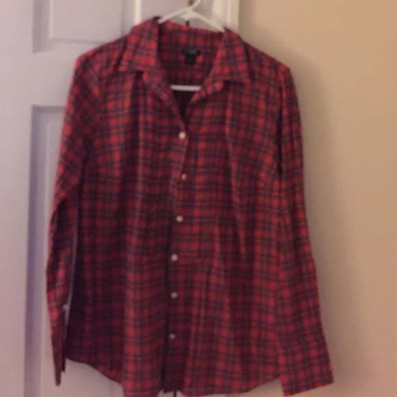 J.crew plaid button up