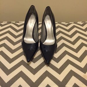 9 West Dress Shoes -Metallic Dark Blue