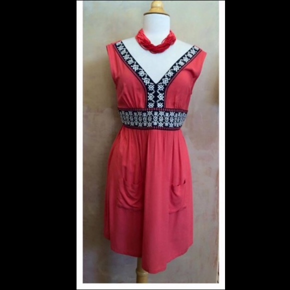 Coral THML Dress