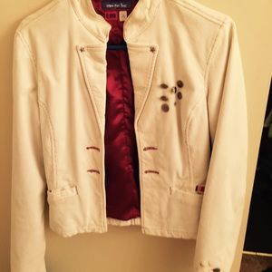 Corduroy Military Blazer