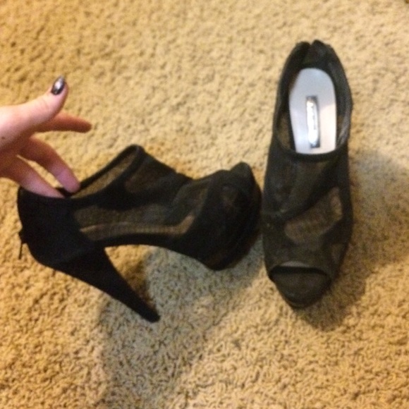 Sexy black high heels