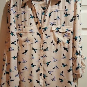 NY&C Long Sleeve Blouse XLarge