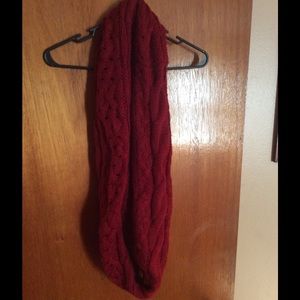 BP Chunky Red Knit Scarf
