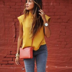 Mustard Zara Top