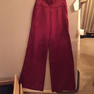 Burgundy pants