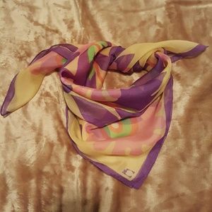 Multi color square scarf