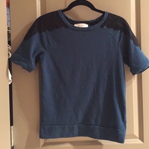 LOFT blue short sleeve sweater!