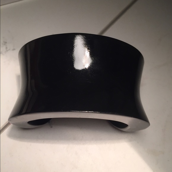 Kate Spade Black Resin Cuff Bracelet- Retail $79