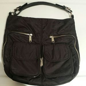 Co-lab by Christopher Kon Mia Nylon Hobo in black