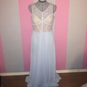 BCBG Maxazria floor length sleeveless dress