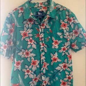Modern Amusement tropical shirt.