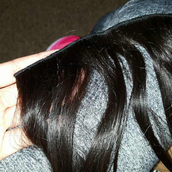 Clip in Human Hair Extensions 16-18 inches! - Picture 4 of 4