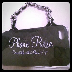 Phone Purse iPhone 5/5s Black Phone Case