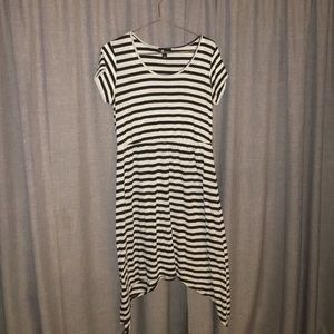 Black & White Striped Dress