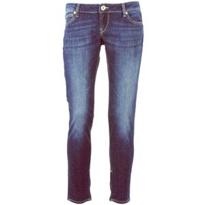 Guess "Beverly the Slim Leg" jeans w/ ankle zip