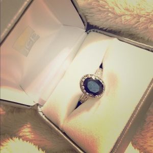 Black Diamond Cut Ring