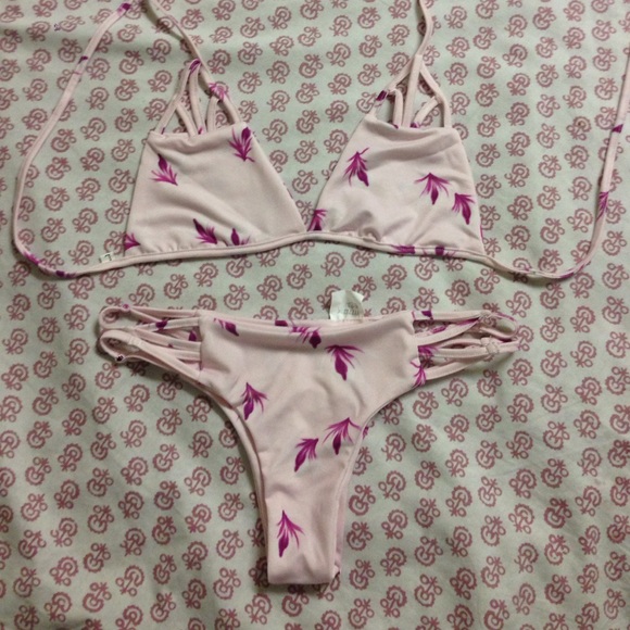 Other - Floral brazillian bikini set large