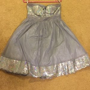 Sequined semi formal dress