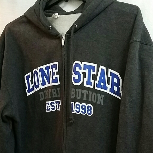 Lone Star grey hoodie - Picture 2 of 3